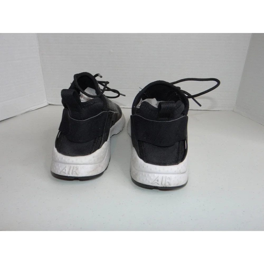 Nike Air Huarache Run Ultra Mens Black White Leather Running Shoes 819685-001